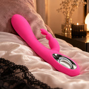 Velvet Touch wibrator silikonowy typ króliczek ładowany usb różowy – fotografia 2