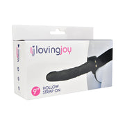 Loving Joy Hollow – strap-on z pustym wnętrzem, czarny