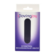 Loving Joy Bullet – wibrator USB z 10 ustawieniami, czarny