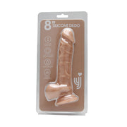 Loving Joy Realistic – dildo silikonowe 21 cm, waniliowe