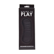 Bound to Play – wyściełana opaska na oczy, 18 cm