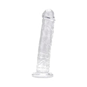 Loving Joy – dildo z przyssawką 21,5 cm, transparentne