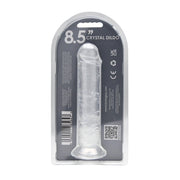 Loving Joy – dildo z przyssawką 21,5 cm, transparentne