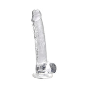Loving Joy – dildo z przyssawką 28 cm, transparentne