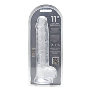 Loving Joy – dildo z przyssawką 28 cm, transparentne