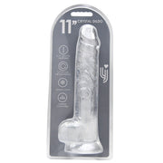 Loving Joy – dildo z przyssawką 28 cm, transparentne