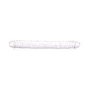 Loving Joy Double – dildo dwustronne 38 cm, transparentne