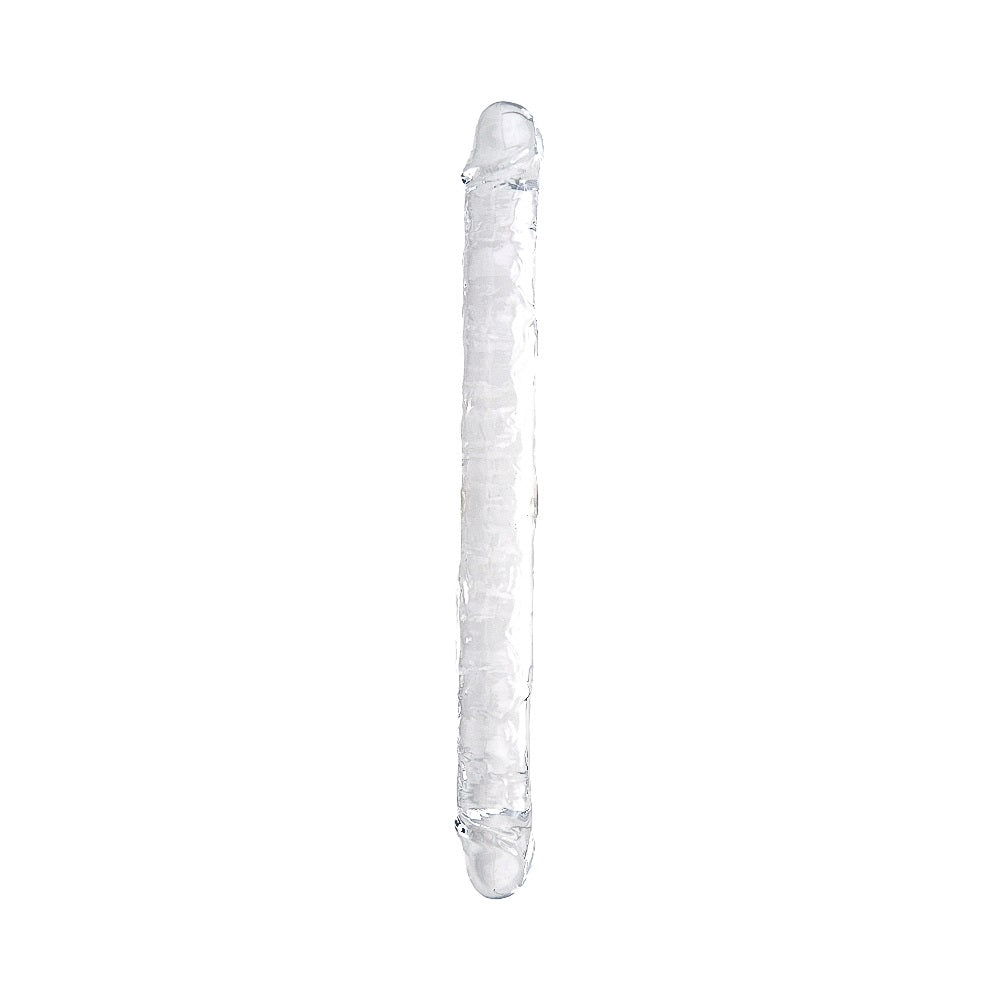 Loving Joy Double – dildo dwustronne 45,5 cm, transparentne