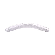 Loving Joy Double – dildo dwustronne 45,5 cm, transparentne