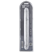 Loving Joy Double – dildo dwustronne 45,5 cm, transparentne