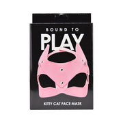 Bound to Play Kitty Cat – regulowana maska, różowa