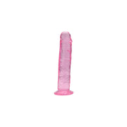 Loving Joy – dildo z TPE z przyssawką 18 cm, różowe