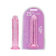 Loving Joy – dildo z TPE z przyssawką 20 cm, różowe