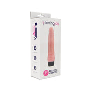 Loving Joy Realistic – wibrator 18 cm, waniliowy