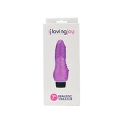 Loving Joy Realistic – wibrator 18,5 cm, fioletowy