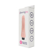Loving Joy Realistic – wibrator 24 cm, waniliowy
