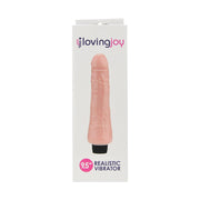 Loving Joy Realistic – wibrator 24 cm, waniliowy