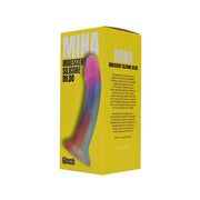 MINA Iridescent – silikonowe dildo z przyssawką 18 cm