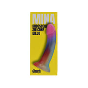 MINA Iridescent – silikonowe dildo z przyssawką 18 cm