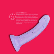 MINA Starlight – silikonowe dildo z przyssawką 18 cm