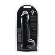 Loving Joy – dildo z przyssawką 24 cm, czarne
