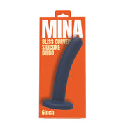 MINA Bliss – zakrzywione dildo silikonowe 15,8 cm