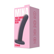 MINA Pure – zakrzywione dildo silikonowe 17 cm