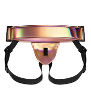 MINA Shimmer – regulowana uprząż strap-on, holograficzna