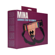 MINA Shimmer – regulowana uprząż strap-on, holograficzna