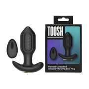 Toosh – silikonowy korek wibrujący z pilotem, 10,5 cm