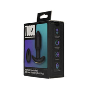 Toosh – silikonowy korek wibrujący z pilotem, 10,5 cm