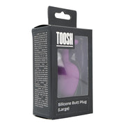 Toosh Large – silikonowy korek analny 9,4 cm, fioletowy