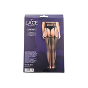 Lace by LJ – rajstopy z efektem pończoch i sznurowaniem