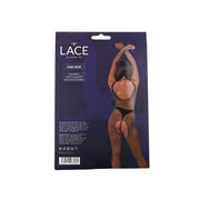Lace by LJ – bodystocking bez rękawów z siatki, czarne