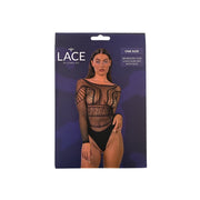Lace by LJ – koronkowe body Seamless z długim rękawem