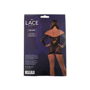 Lace by LJ – sukienka mini z odkrytymi ramionami