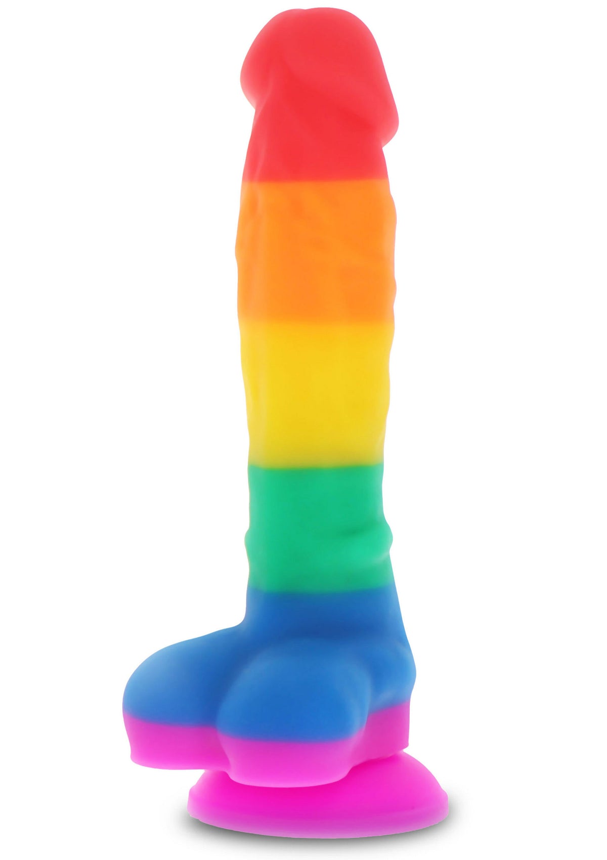 ToyJoy Pride Rainbow Lover 7″ — model silikonowy — 10556-X-RAINBOW
