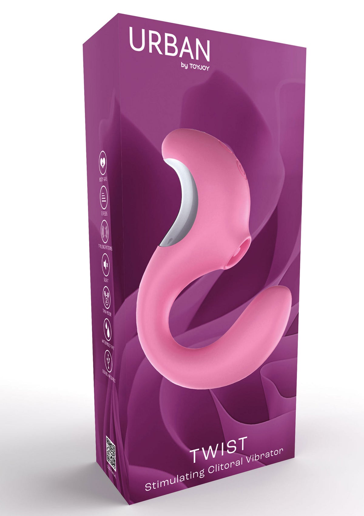ToyJoy Urban TWIST - Clitoral Vibrator — różowy – fotografia produktu wg LaGrana
