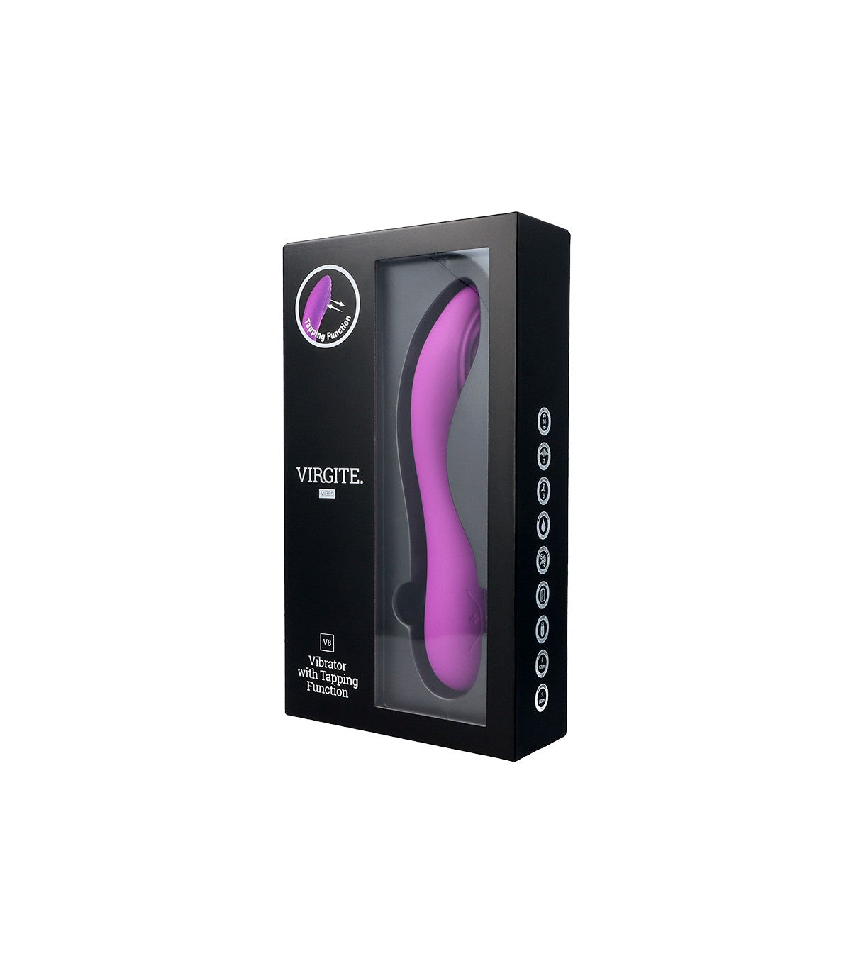 Virgite - Vibes Rechargeable Tapping Vibrator V8 Purple – fotografia 1