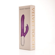 Velvet Touch wibrator silikonowy typ króliczek ładowany usb fioletowy – zdjęcie 2