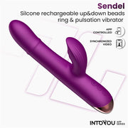 Sendel Vibe with Up and Down Internal Beads Ring and Pulsation with App – fotografia 3