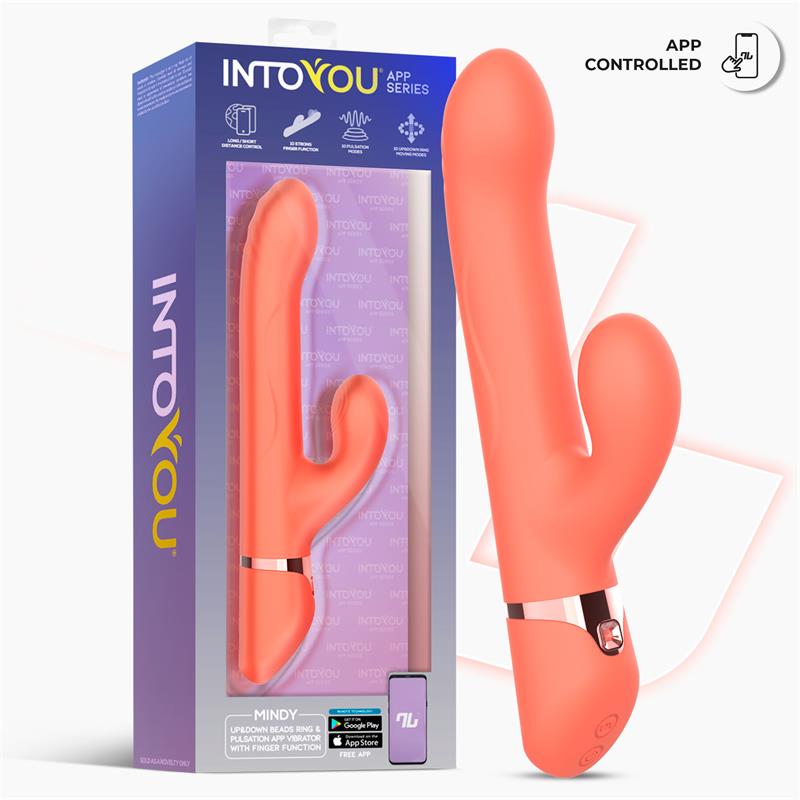 Mindy Vibe with Up and Down Beads Ring, Finger and Pulsation with APP – fotografia 1