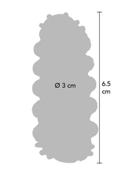 ToyJoy Power Stretchy Sleeve — elastyczna nakładka TPE — Niebieski — opakowanie lub drugi widok