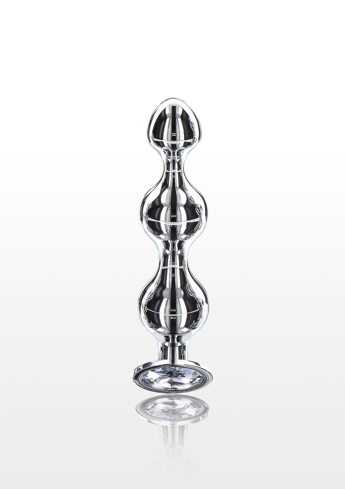 ToyJoy Diamond Star Beads Medium — model aluminiowy — 10577-X-SILVER
