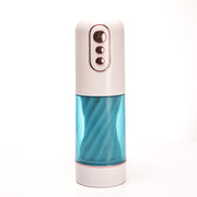 Velvet Touch masturbator z wibracją ssaniem cyberskóra ładowany usb biały – zdjęcie 2