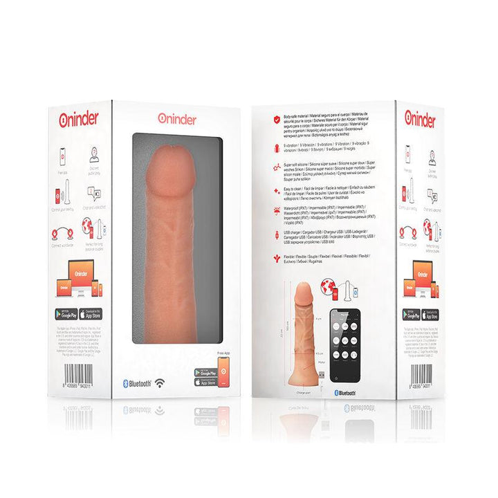 Oninder Bogotá – wibrator 22 cm z aplikacją