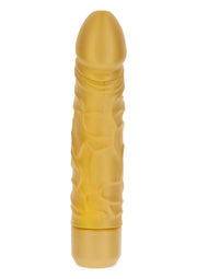 ToyJoy Get Real Gold Dicker Original Vibrator 20 cm — złoty – fotografia 3 od dystrybutora