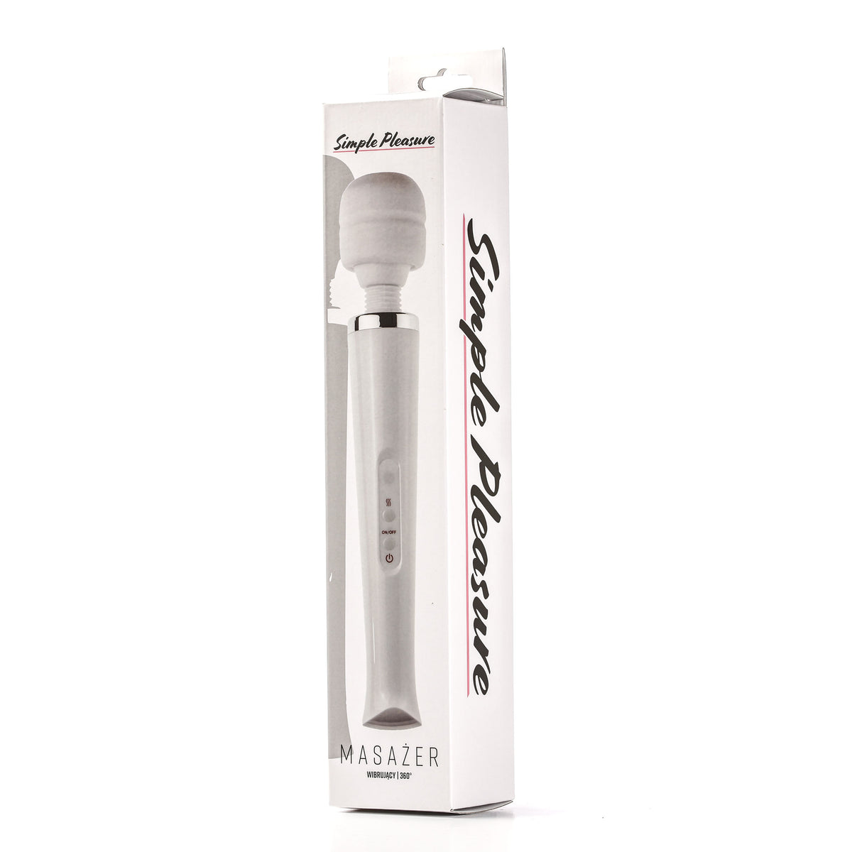 Simple Pleasure masażer kulowy magiczna różdżka ładowany usb biały – zdjęcie 1