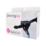 Loving Joy – zestaw strap-on z silikonowym dildem