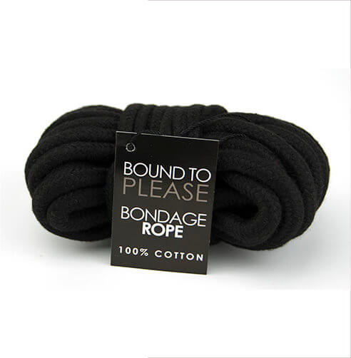 Bound to Please – bawełniana lina 10 m, czarna